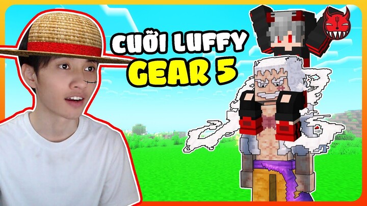 Songfish Cưỡi Luffy Gear 5 😱 Cưỡi Cả Thế Giới Trong Minecraft