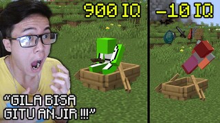 Gua Reaction 900IQ vs -10IQ Minecraft Yang Akan Merusak Otak Kalian...