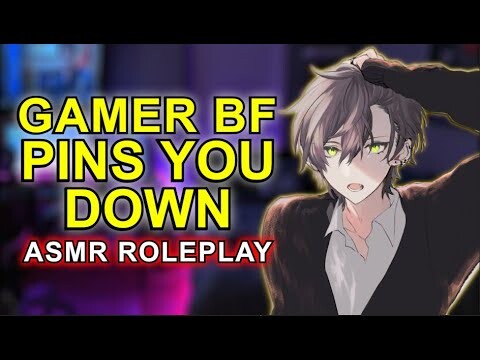 Dominant Gamer Boyfriend Pins You Down 「ASMR Roleplay/Kissing/Male Audio」