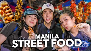 MANILA Street FOOD Adventure!! (Ang Sarap!) | Ranz and Niana