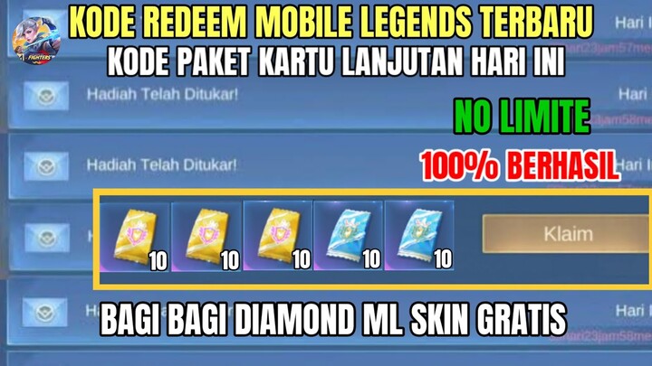 BURUAN! KODE REDEEM ML TERBARU KODE REDEEM PAKET KARTU LANJUTAN HARI INI UPDATE JULI 2024