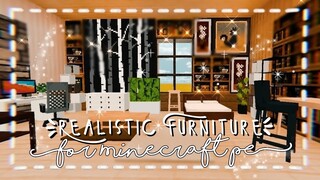 ✨ Realistic Furniture for MCPE ⭐🌙// IKEA FURNITURE // The girl miner 🌸