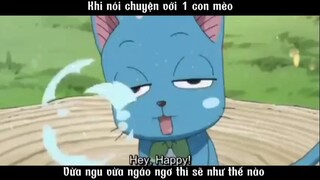 Khi nói chuyện với 1 con mèo vừa ngu vừa ngáo ngơ thì sẽ như thế nào #anime