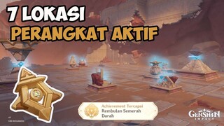 7 Lokasi  Perangkat Pengaktif  & Hidden Achievement Rembulan Semerah Darah【Genshin Impact】