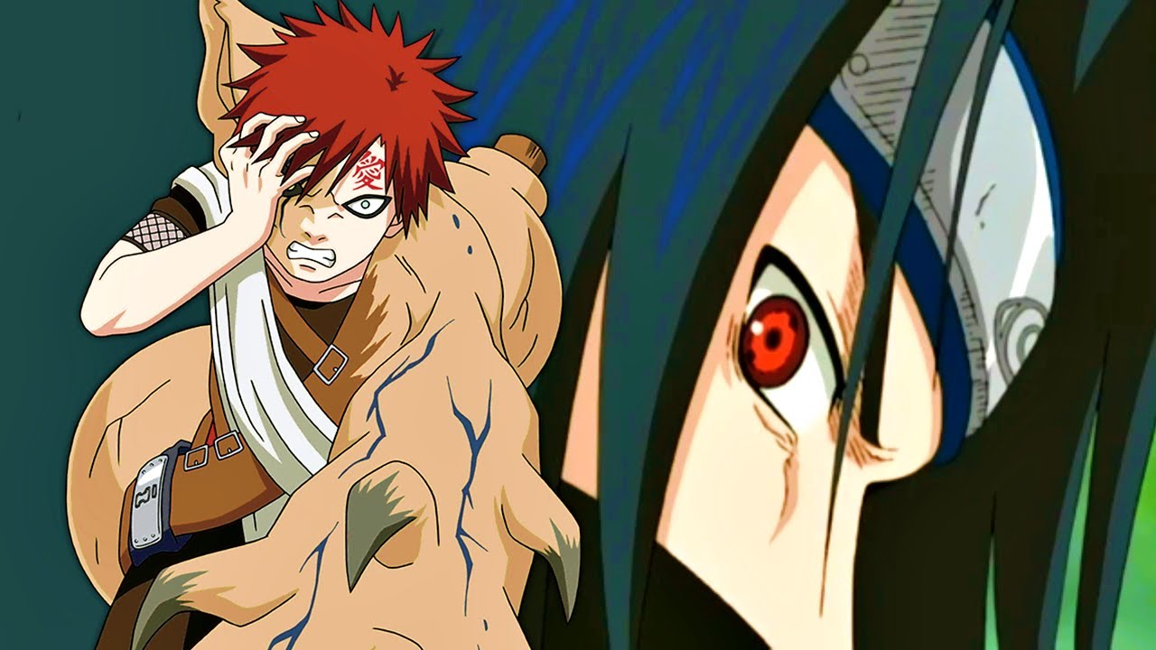 Sasuke VS Gaara - Segunda Luta! DUBLADO