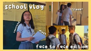 [vlog] school vlog (reupload) + meet my classmates | Philippines 🇵🇭