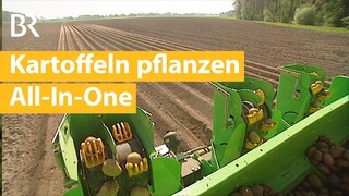 Landtechnik Challenge: Kartoffeln legen mit der All-in-One Landmaschine | Unser Land | BR