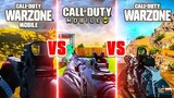 Warzone Mobile vs COD Mobile vs Warzone PC! (iOS/ Android)