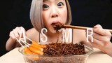 ASMR กินจาจังเมียน บะหมี่ดำเกาหลี อร่อยมาก | ASMR JJAJANGMYEON RAMEN MUKBANG | ASMR 짜장면 먹방 | FAHASMR