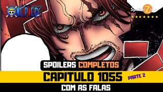 ONE PIECE 1055 SPOILERS COMPLETOS COM FALAS E SEPARADO POR PÁGINAS