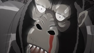 Saitama: "This gorilla is quite tough."