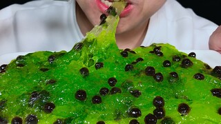 [ASMR] Mukbang Slime Boba Rasa Apel, dengan Berbagai Suara Kunyahan!
