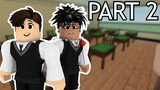 She help him making friends.. | Bacon Hair Love Story | A Roblox Story | Part 2