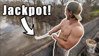 No Way! This River Is A GOLD MINE - We Hit The Magnet Fishing Jackpot