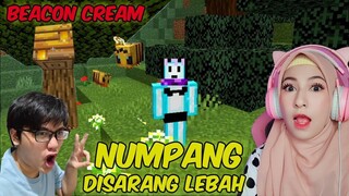 REACTION BEACON CREAM MINECRAFT  MENGINAP DI SARANG LEBAH EMANG BISA_1