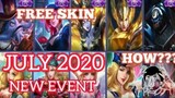 WIN FREE PERMANENT EPIC AND LEGEND SKIN in NEW EVENT - JULY 2020 | Mobile Legends