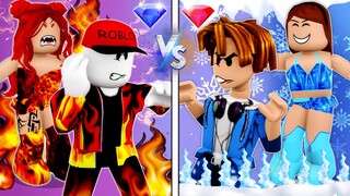 ROBLOX LIFE : Ice Family vs. Fire Family | Roblox Animation