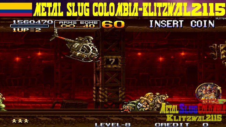 Metal Slug X Eri Kasamoto Level 8 No Death Arcade Versión Player: Klitzwal2115(Metal Slug Colombia)