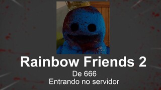 JOGUEI O NOVO CAPÍTULO 2 DO RAINBOW FRIENDS!!..😨😳