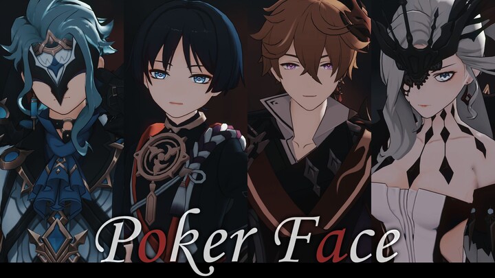 [4K/เก็นชินอิมแพกต์MMD] `Fool Executive Group ` Doctor/Skicker/Mr. "Poker Face"