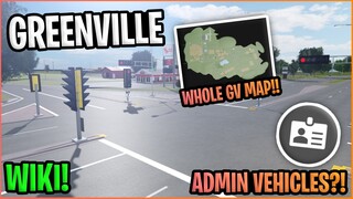 GREENVILLE WIKI... || ADMIN VEHICLES?! || Greenville ROBLOX