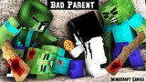 Monster School : Zombie Family Sad Life (Sad Story But Happy Ending) - Minecraft Animation