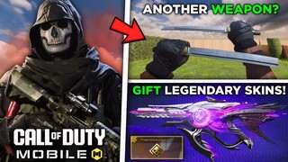 *NEW* Cod Mobile Leaks! New Features + Gift Legendary Skins + Another Weapon? & More!