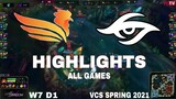 Highlight SE vs TS All Game VCS Mùa Xuân 2021  Highlight SBTC vs TS   SBTC Esports vs Team Secret