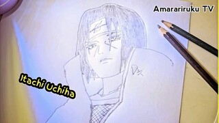 King Itachi Uchiha | Amarariruku TV | Drawing sketsa anime