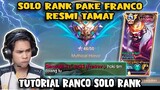 SOLO RANK PAKE FRANCO RESMI TAMAT | TUTORIAL FRANCO SOLO RANK