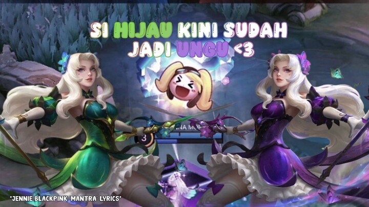 ODETTE HIJAUKU KINI TELAH MENJADI ODETTE UNGU<3
