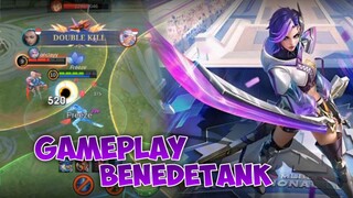 GAMEPLAY BENDETANK TABRAK SAMPE DALEM BASE - Mobile Legends