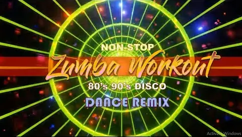 ZUMBA WORKOUT 80's 90's DISCO DANCE REMIX