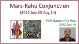 Mars-Rahu Conjunction of July 20-Aug 14, 2022