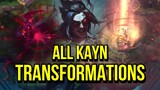 All Kayn Tranformation Animations | All Skins | League of Legends