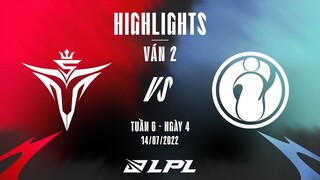 V5 vs IG | Highlights - Game 2 | Tuần 6 Ngày 4 | LPL Mùa Hè 2022