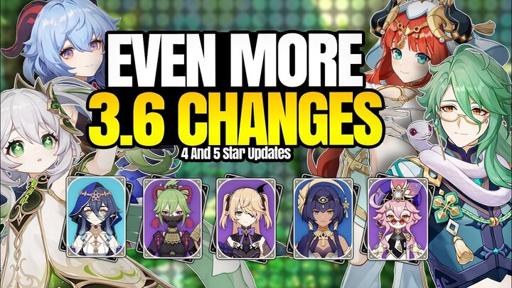 🔥 CRACKED UPDATE: New CHANGES To 3.6 BANNER | Genshin 3.6 News