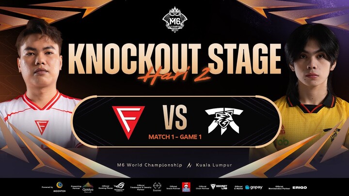 [ID] M6 Knockout Stage Hari 2 | FNATIC ONIC PH VS FALCON ESPORTS | Game 1