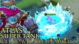 New Hero Tank Atlas Gameplay - Mobile Legends Bang Bang
