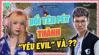 [Free Fire] Yến Nhi Công Khai Để Tên Pet Thành “Yêu Evil” Và Cái Kết?