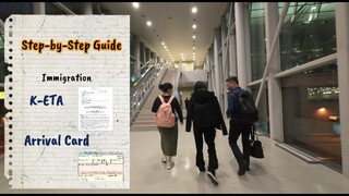 April 2023 Korean entry guidelines: Q-Code and K-ETA. Steps from Incheon Airport to Seoul station.