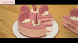 Japan cooking : Pink oreo cheesecake 1 #congthucmonngon