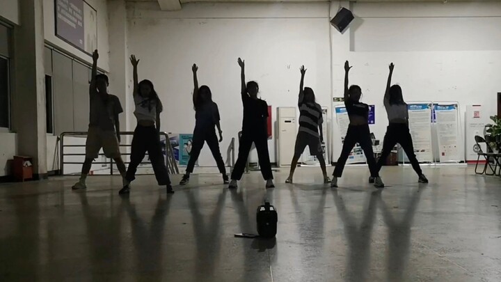 【CLC】Probably the first "silhouette version" of Helicopter 7-person version of the whole song practi