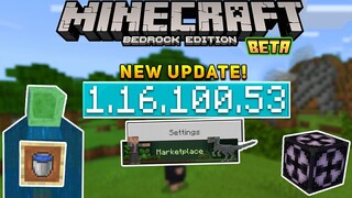 UPDATE! MCPE 1.16.100.53 BETA | XBOX - Slime And Structure Block Changes!