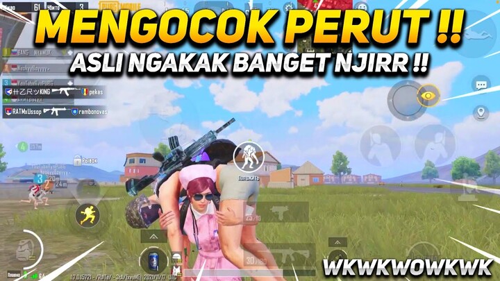 MENGOCOK PERUT !! NYOBAIN FITUR BARU PUBG MOBILE UPDATE 1.7 - PUBG MOBILE LUCU KOCAK NGAKAK
