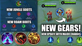 NEW ITEMS | NEW JUNGLE and ROAM BOOTS | NEW BANE | NEW MOBILE LEGENDS | ADV SERVER UPDATE 1 5 72