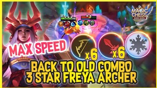 COMBO SYNERGY OLD MABAR JEREMY ARCHER + FEINYU ! 3 STAR FREYA 6 ARCHER 6 WM ! MAGIC CHESS