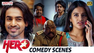 Hero Movie Comedy Scenes | Ashok Galla, Nidhhi Agerwal | Ghibran | Aditya Movies