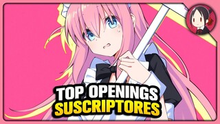 TOP 40 OPENINGS de ANIME del 2022 | SUSCRIPTORES