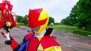 [Super Sentai] คลิปการต่อสู้ของลูปินสามสีของ [Kaito Sentai Lupin Renderer VS Police Sentai Patrol Re